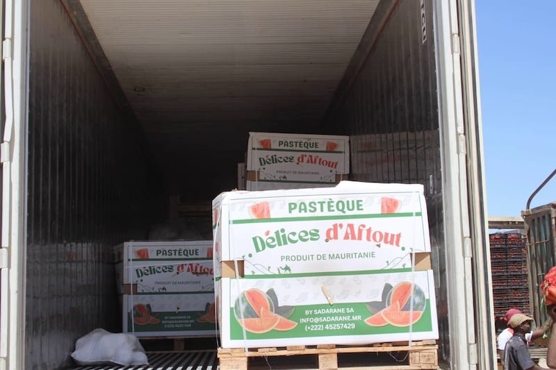 pasteque mauritanie camion