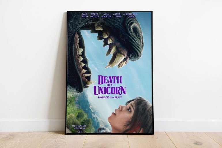 death of a unicorn movie poster