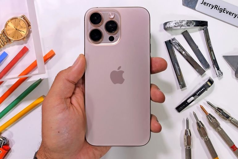 iPhone 16 Pro MAX Durability Test - Apple tried hard this year... credit : youtube