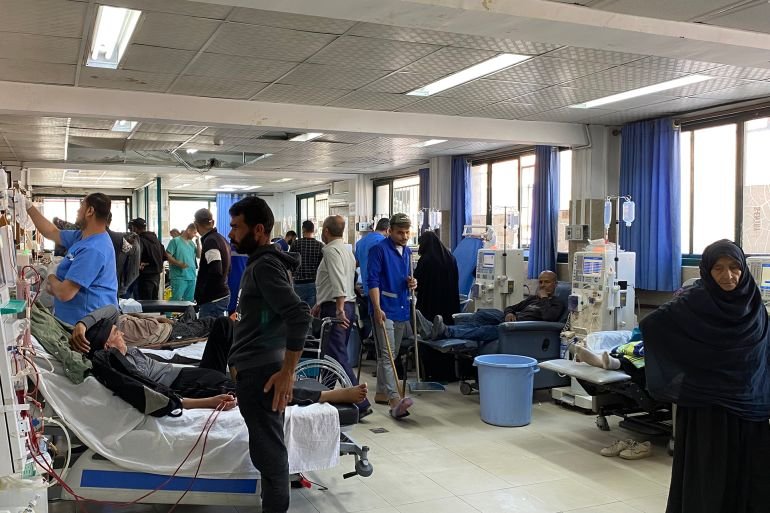 ضغط شديد على مركز غسيل الكلى البديل في مجمع ناصر الطبي بعد حرق مركز هند الدغمة بالمجمع وتدمير أجهزته ومعداته-رائد موسى-خان يونس-الجزيرة نت