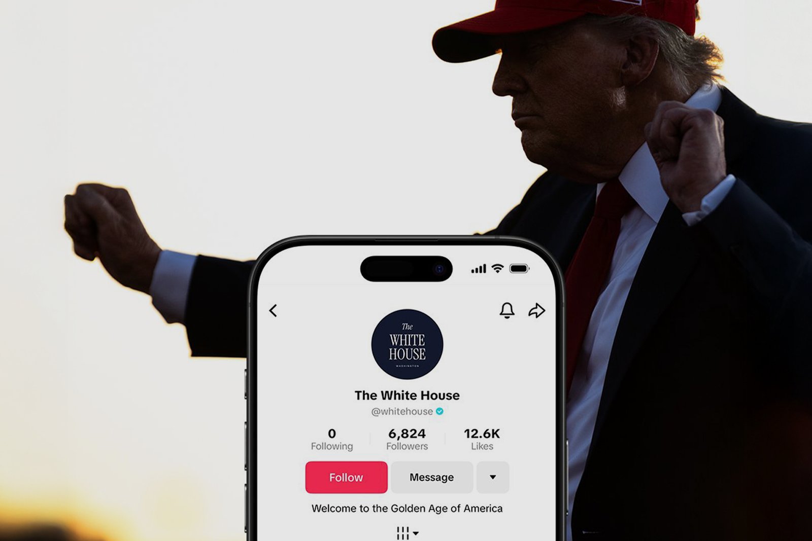 البيت الأبيض يطلق حسابه على تيك توك قبل انتهاء مهلة بيع التطبيق