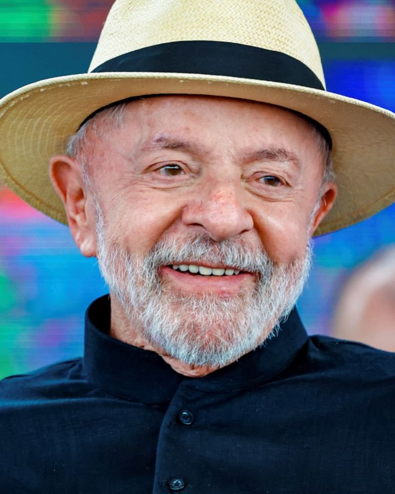 Brazil's President Luiz Inacio Lula da Silva smiles during a ceremony to announce the start of payments under the Income Transfer Program for farmers and fishermen, in Linhares, Espirito Santo state, Brazil July 11, 2025. Ricardo Stuckert/Brazilian Presidency/Handout via REUTERS THIS IMAGE HAS BEEN SUPPLIED BY A THIRD PARTY. MANDATORY CREDIT. NO RESALES. NO ARCHIVES