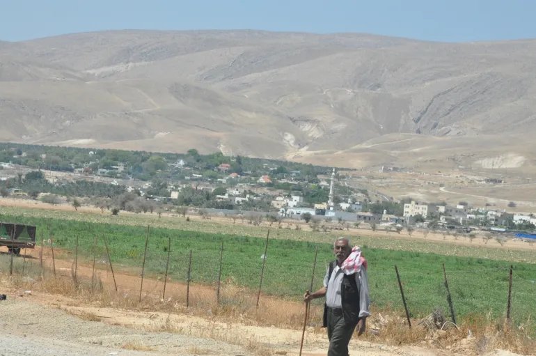 صوة 9 مرج نعمة، تجمع فلسطيني في الأغوار مهدد بالعزل عن الأراضي الزراعية والمراعي المحيطة به، مايو/أيار 2026، محمد محسن وتد.