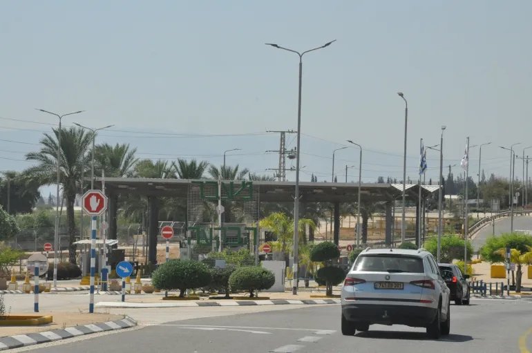 صورة 1 معبر الأغوار من الجهة الشمالية بالجانب الإسرائيلي والذي بربط بيسان في شارع رقم 90 وصولا إلى اريحا، مايو/أيار 2026، محمد محسن وتد
