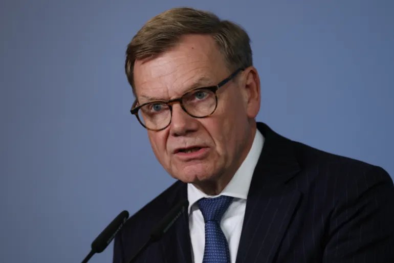 BERLIN, GERMANY - SEPTEMBER 01: German Foreign Minister Johann Wadephul and Interior Minister Alexander Dobrindt (not pictured) speak to the media to announce Germany's response to the failed drone attack at Leipzig airport on September 01, 2026 in Berlin, Germany. Wadephul said measures include the closings of the Russian consulate general in Bonn and Russian House in Berlin. The German government blames Russia for the August 5 incident in which at least two drones, including one carrying explosives, were involved in a failed attack against Ukrainian cargo planes stationed at Leipzig. (Photo by Sean Gallup/Getty Images)