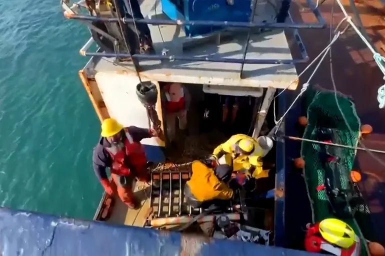 Teen rescued from capsized boat after days adrift in Bering Sea