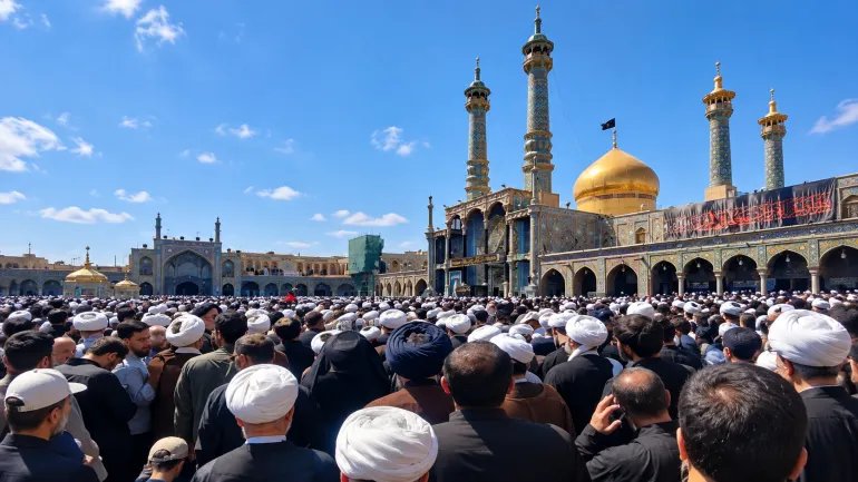 تشييع جثمان المرجع الشبيري الزنجاني في قم 23 سبتمبر/أيلول 2026