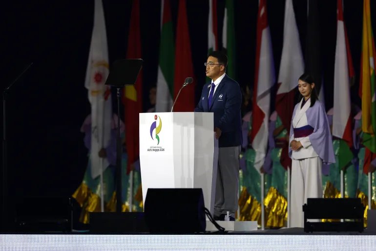 رئيس اللجنة المنظمة لآسياد آيتشي-ناغويا هيدياكي أومورا عام 2026 (غيتي)