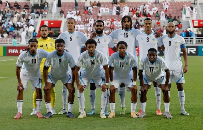 لاعبو منتخب الصومال في كأس العرب 2025 (رويترز)