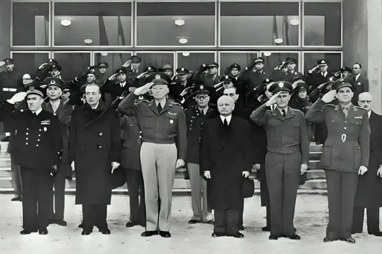 FRANCE - MARCH 01: Entry Of Greece And Turkey In Nato In Marly In 1952. (Photo by Keystone-France/Gamma-Keystone via Getty Images)